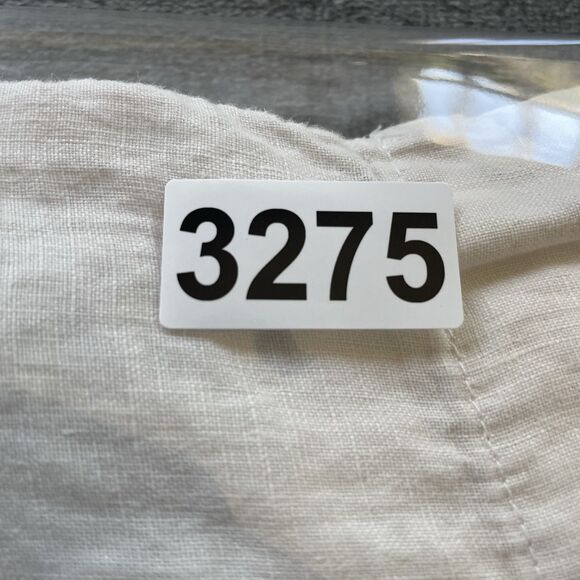 Velvet by Jenny Graham Pants Womens Medium White Linen Wide Leg Lagenlook Beach - Picture 14 of 15